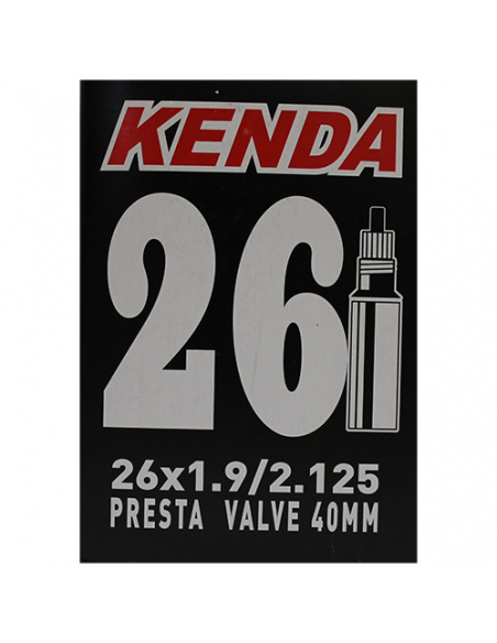 Cam. kenda mtb 26x1.90/2.125 v/p 40 mm desmontable