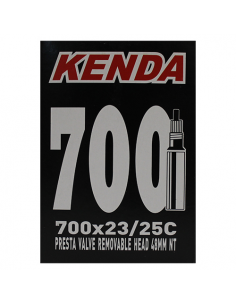 Camara kenda 700x23-25c  presta 48mm desmontable
