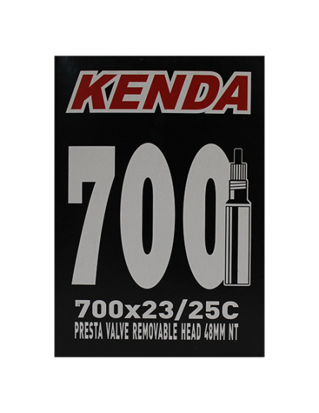 Camara kenda 700x23-25c  presta 48mm desmontable