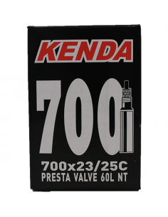Camara kenda 700x23-25c  presta 60mm