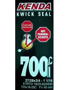 Camara kenda 700x18/25c antipinchazos v/pres