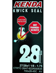 Camara kenda antipinchazos 700x28/45 v/schr