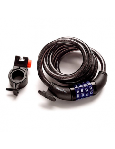 Candado combinacion espiral 10x180