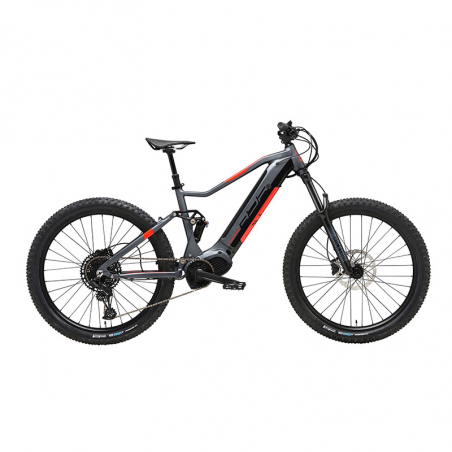 Bicicleta tora e-bike 27.5"plus t-m antracita/rojo