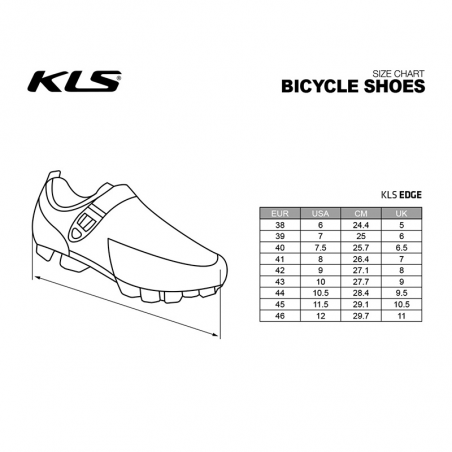 Zapatillas mtb kls edge lima t.45