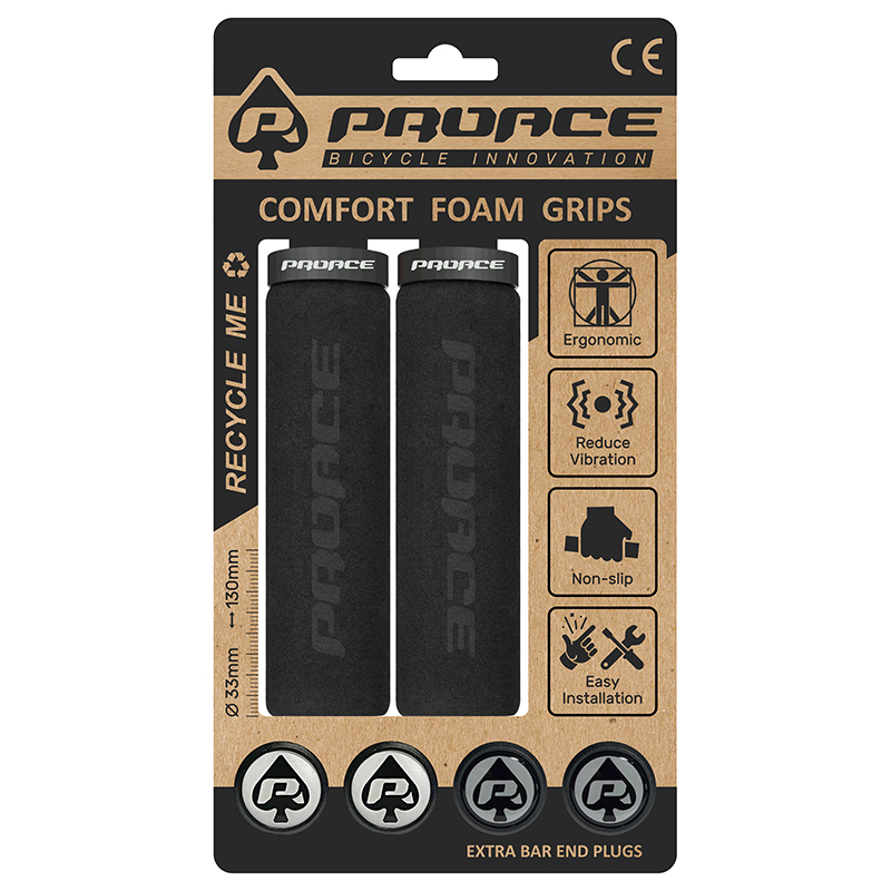 Par puños proace comfort foam (lock on) negros