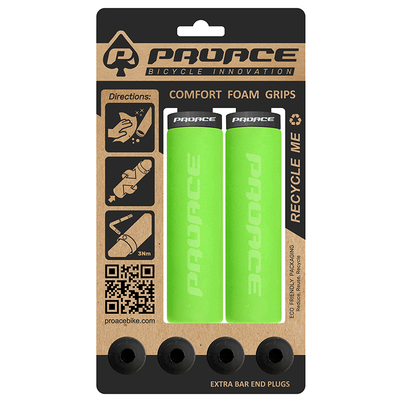 Par puños proace comfort foam (lock on) verde