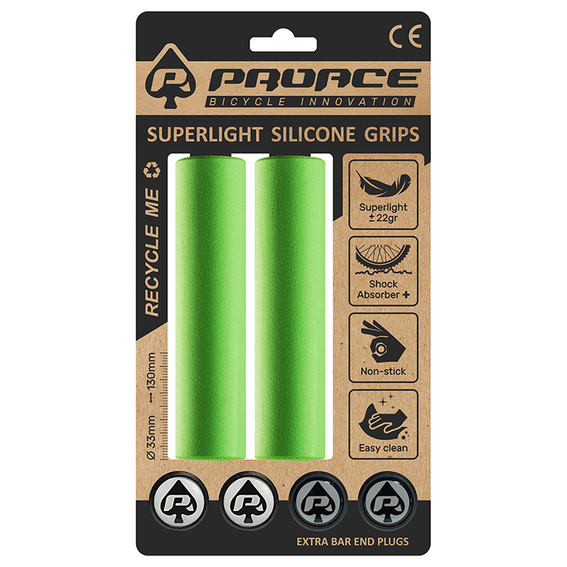Par puños proace silicona superlight verde