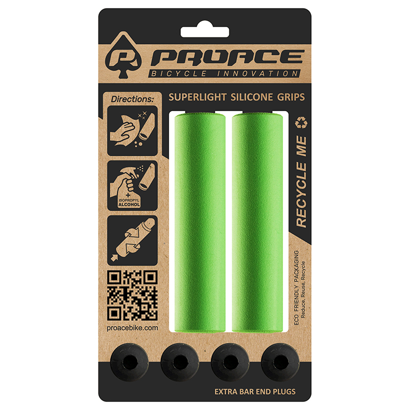 Par puños proace silicona superlight verde