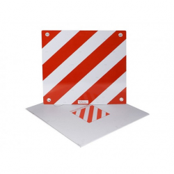 Placa seguridad carga trasera 50x50 alu