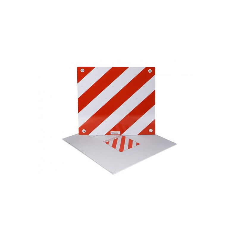 Placa seguridad carga trasera 50x50 alu