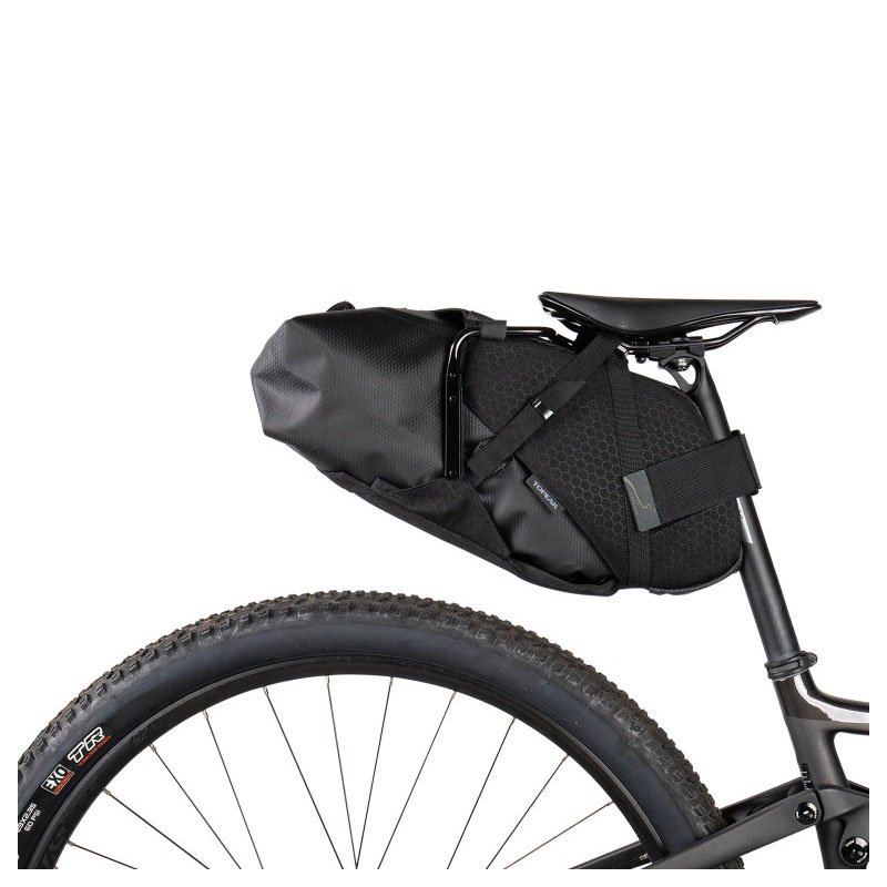 Bolsa backloader topeak 10l negro impermeable