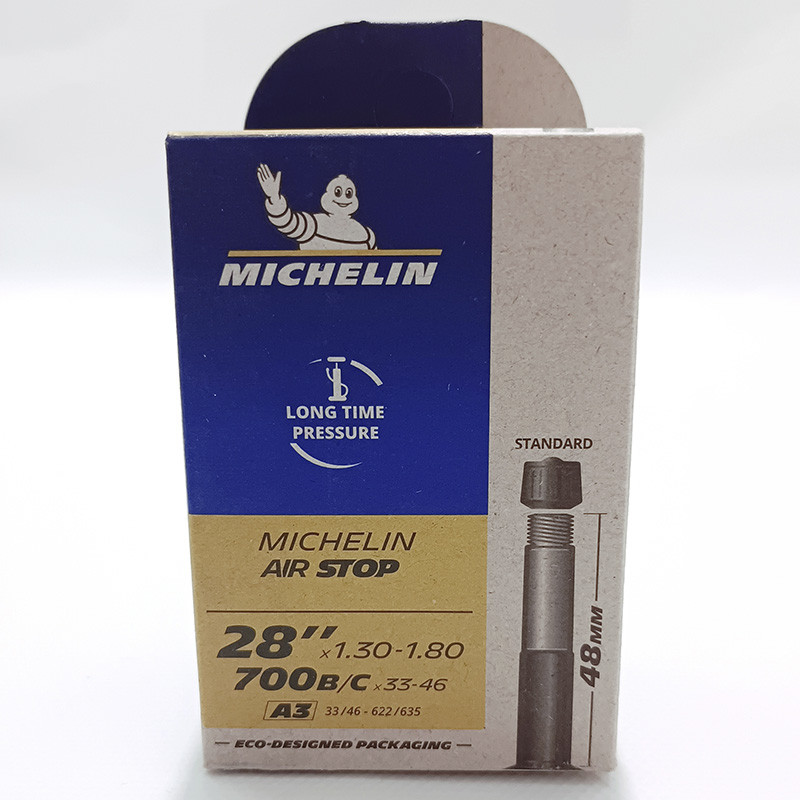 Camara 28x1.30-1.80 a3 airstop v/std 48mm (33-46/6