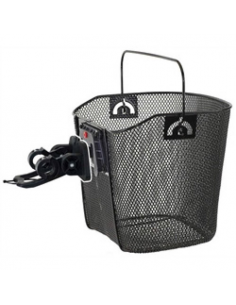 Cesta bici negra mtb del-soporte desmontable