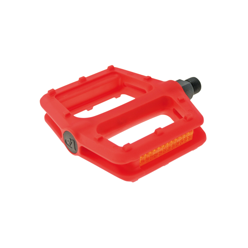 Par pedales freeride bmx nylon rojo