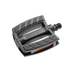 Par pedales e-bike resina antideslizantes plata