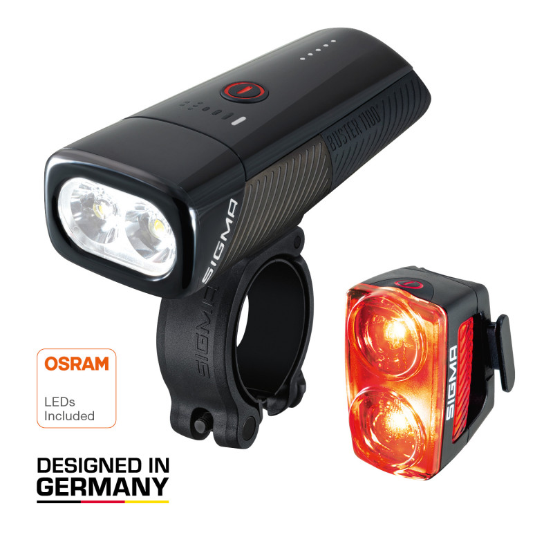 Set buster 1100 + luz trasera rl150 usb