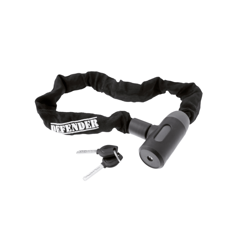 Candado cadena recubierta 10x800, negro