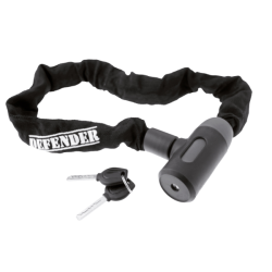 Candado cadena, 6x6x900, negro