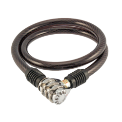 Candado cable combinacion 10x650mm negro