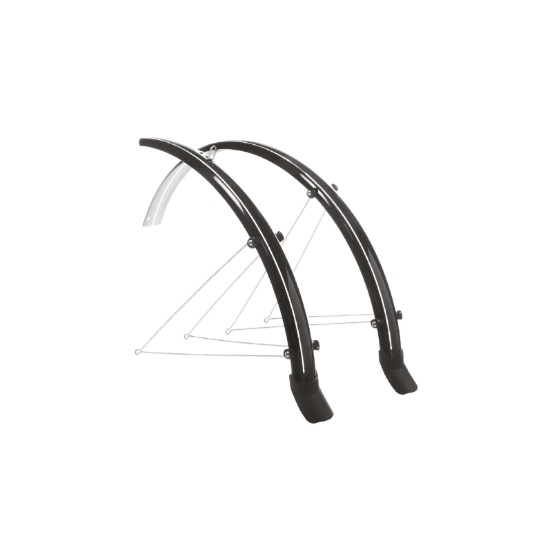 Jgo. guardabarros 28 ancho 48mm negro