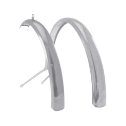 Jgo. guardabarros plegables 20" inox