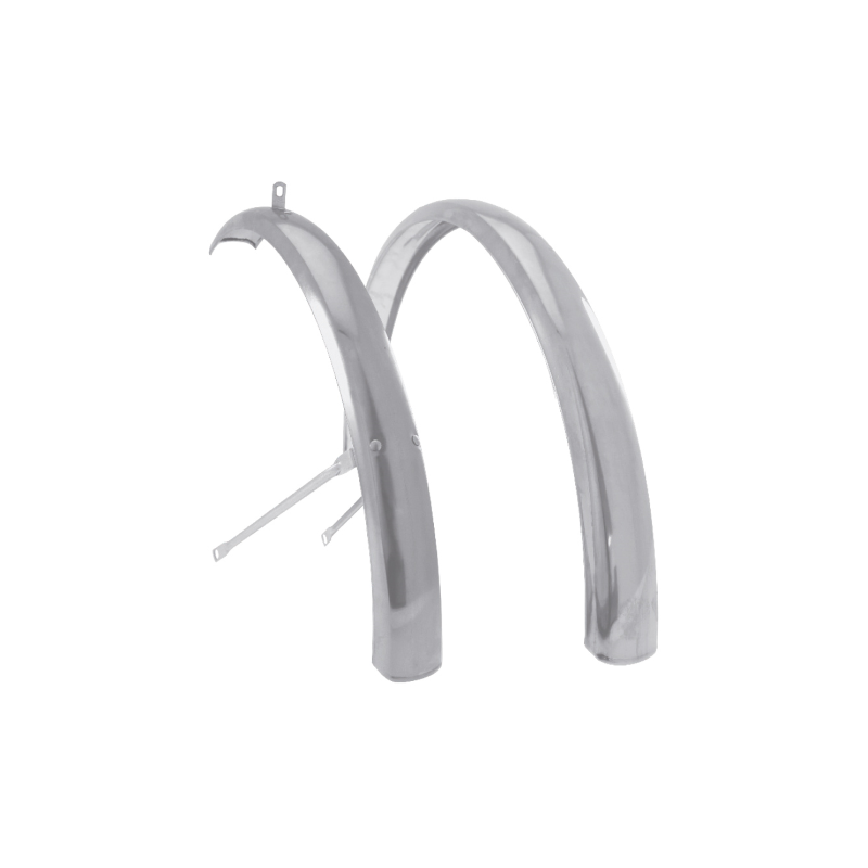 Jgo. guardabarros plegables 20" inox