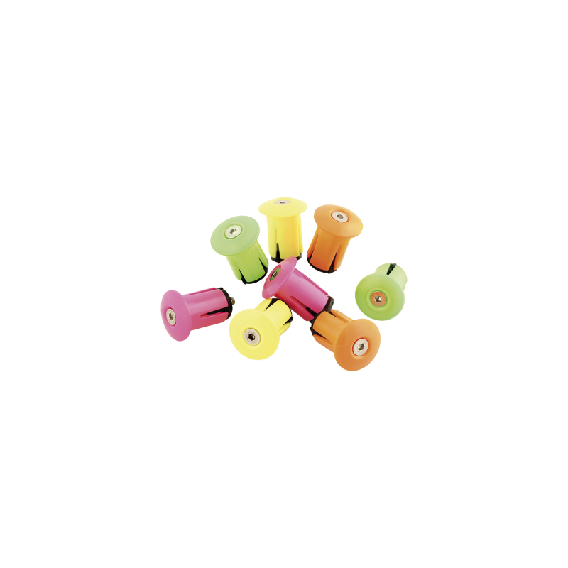 Par cierres puños velo, amarillo fluor