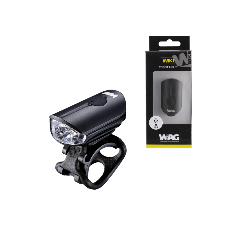 Luz delantera wiki, led blanca, usb negro