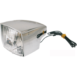 Luz delantera para portabultos, plastico