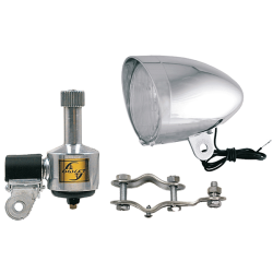 Kit luces bicicleta deportiva plastico cromado