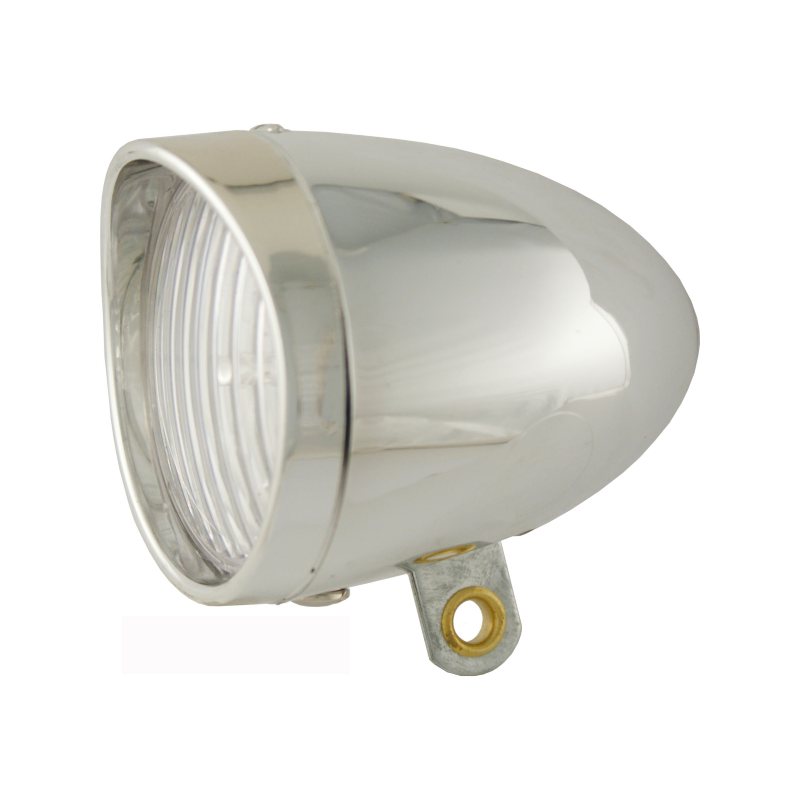Luz delantera retro  3 led luz blanca, cromado