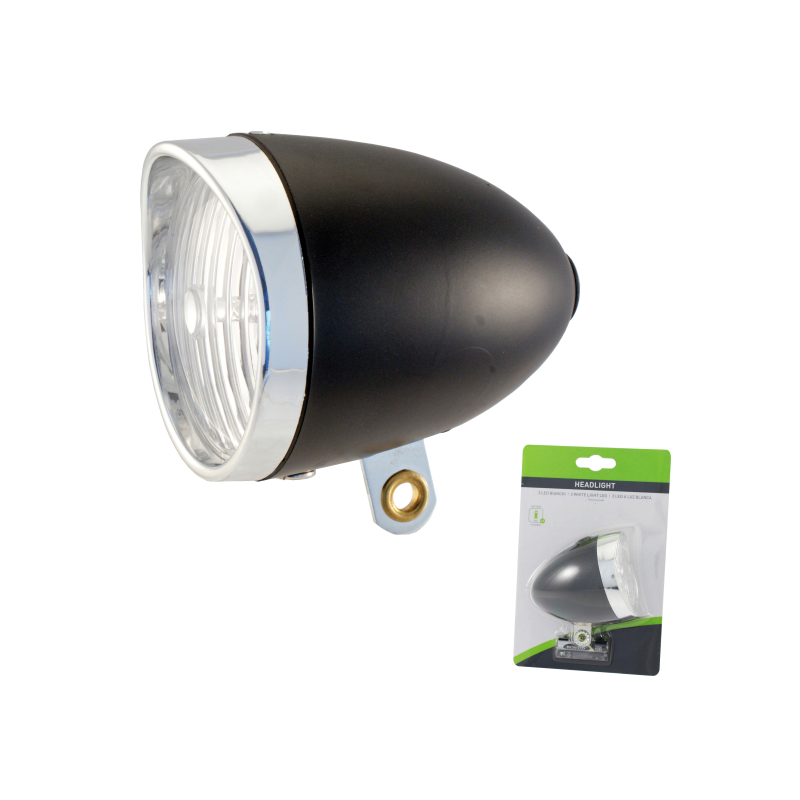 Luz dentara treo 3 led, negro