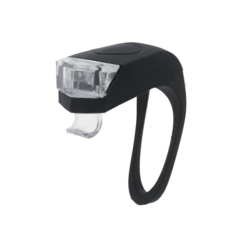 Luz delantera girino silicona negro, bateria