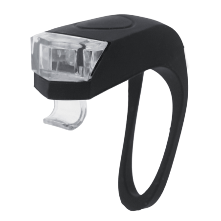Luz delantera girino silicona negro, bateria