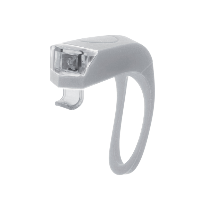 Luz delantera girino silicona blanco, bateria