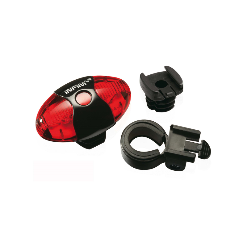 Luz trasera vista, 5 leds de luz roja