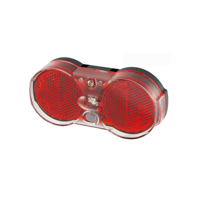 Luz trasera bateria, city-trekking, 3 led roja