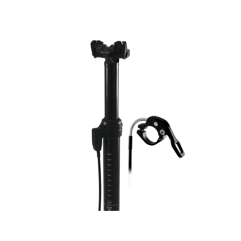 Tija suspension 27,2 x 400mm/ 105mm cable ext, neg