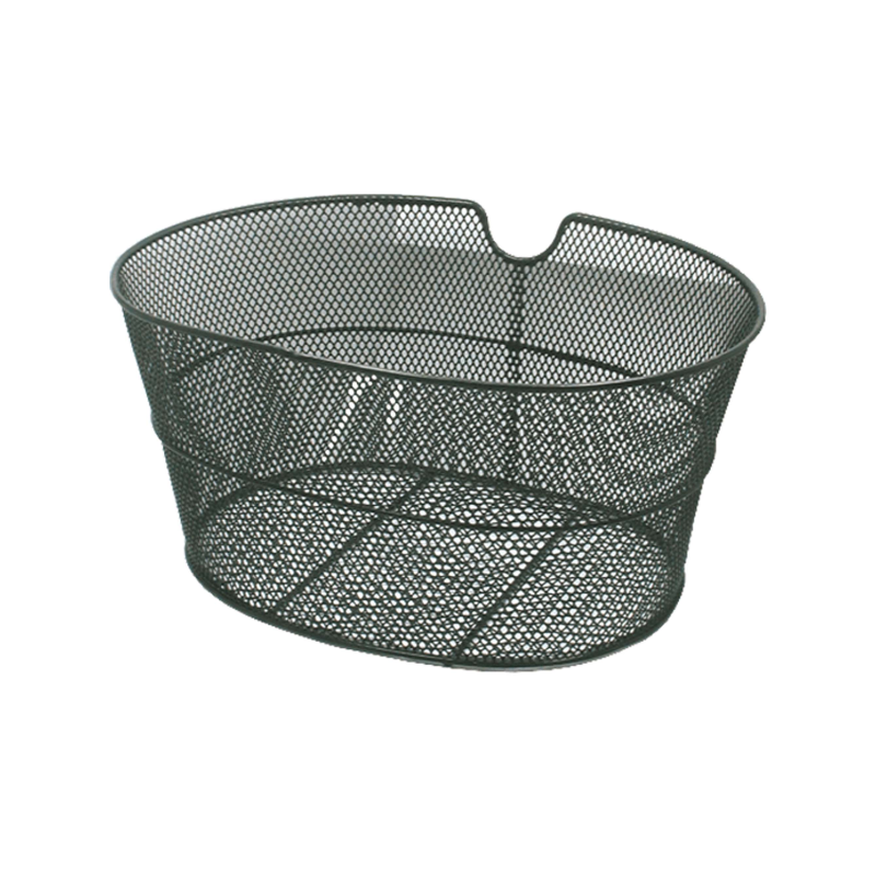 Cesta delantero bici ovalada negro