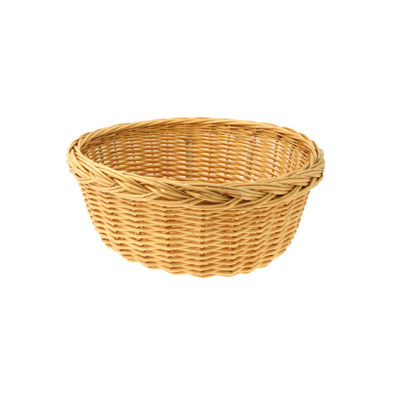 Cesta mimbre ovalada 40x35x19h cm s/ganchos