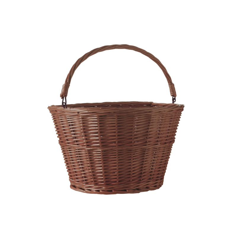 Cesta mimbre marron 36x26x22h cm, clip