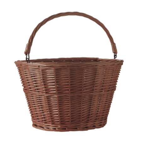 Cesta mimbre marron 36x26x22h cm, clip