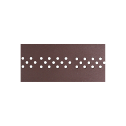 Cinta manillar velo cuero marron perforada