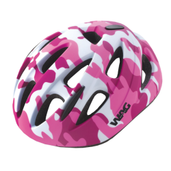 Casco sky infantil camuflaje rosa mate t.s