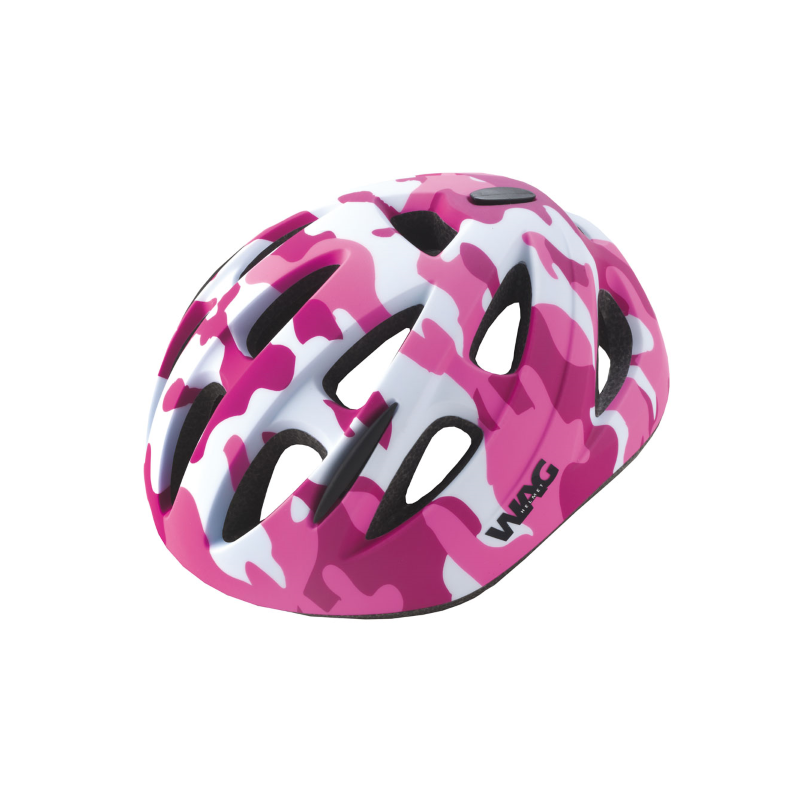 Casco sky infantil camuflaje rosa mate t.s
