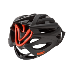 Casco  neutron, in-mould, m, negro y rojo