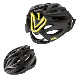 Casco  neutron, in-mould, l, negro y lima