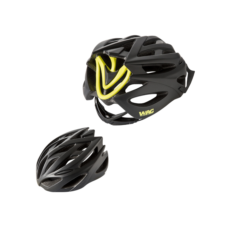 Casco  neutron, in-mould, l, negro y lima