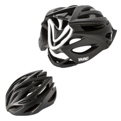 Casco  neutron, in-mould, l, negro y blanco